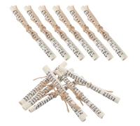 LOLIPPYY 20pcs Kosher Hebrew Mezuzah Scrolls for Door with Mini Jewish Blessing Paper Printed Mitzvah Torah Scrolls for Home Decor Holiday Spiritual Judaica Religious Blessing Parchment