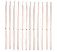 LOLIPPYY 20pcs Maple Wood Drumsticks 5a Non-slip Design Good Working Performance Beige Wooden Drum Sticks for Musicians and Children
