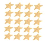 LOLIPPYY 20pcs Sequin Five-Pointed Star Patch Star Patches Iron on Shiny Iron on Sequin Sewing Applique Embroidered on on Khaki The Pet