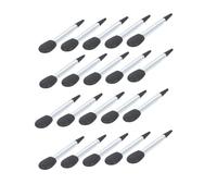 LOLIPPYY 20pcs Silicone Eye Shadow Brush Includes Short Silicone Lip Brushes and Retractable Makeup Applicators for Professional Makeup and Eyeshadow Application