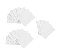 LOLIPPYY 20PCS Writeable Tag Cards White Contactless Smart Access Control Attendance Identification Industrial Automation and Security System Use