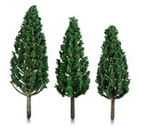 LOLIPPYY 24 Pcs Model Trees Miniature Landscape Scenery for DIY Sand Table Craft Realistic Fake Trees for Architectural Models and Train Railways Natural Micro Landscape Ornaments