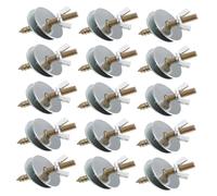 LOLIPPYY 24 Sets Bird Cage Perch Screws Kit with Washers Nuts for Stable Pet Cage Hardware Accessories Secure Retaining Bolts for Bird Perches Chinchilla Platforms Breeding Boxes