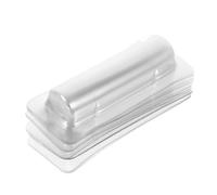 LOLIPPYY 24pcs Lip Balm Pouches Portable Money Holder with Transparent Window DIY Card Organizer Lightweight Plastic Wallets for Travel Office and Outdoor Use