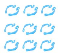 LOLIPPYY 24pcs Plastic Wire Cage Clips for Pet Cages Connecting Buckles for Rabbit Dog Quail and Pigeon Door Latch DIY Assembly Fasteners with Smooth Protective Finish