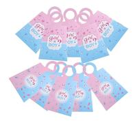 LOLIPPYY 24Pcs Small Candy Boxes Party Treat Containers Mixed Colors Gender Reveal Favour Boxes for Birthday Celebration and Baptism Packaging