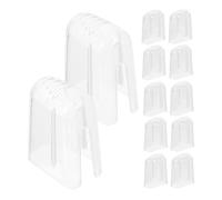 LOLIPPYY 24pcs Toothbrush Head Covers Travel Protective Caps for Electric and Manual Brushes Portable Dustproof and Toothbrush Cover Lightweight Hygiene Case for Home and Travel Use