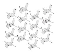 LOLIPPYY 25Pcs Clear Acrylic Crystal Display Stand Pedestal Easel for Crystal Stones Jewelry Pendants Collectibles Holder with Stable Design for Home Decor