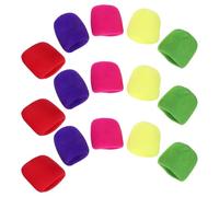 LOLIPPYY 25pcs Thickened Microphone Covers Mic Windscreen Washable for Karaoke Studio Use Sponge Cover Protective Microphone Sleeve