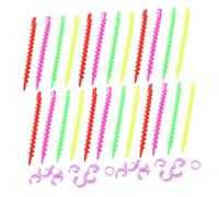 LOLIPPYY 26Pcs Spiral Perm Rods Hair Curlers for Women Flexible Hair Rollers with Strong Hold