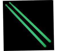 LOLIPPYY 2pcs 5a Drumsticks Fluorescent Green Nylon Tip Light up Drum Sticks for Drumming Instruments Accessories Suitable for Beginners and Professionals