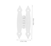 LOLIPPYY 2pcs Antique Butterfly Hinges for Wooden Box Cabinet Cupboard Iron Decorative Flush Mount Hardware for Jewelry Box and Furniture