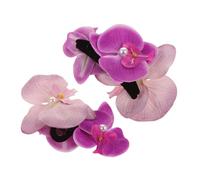 LOLIPPYY 2pcs Artificial Flower Claw Clips Decorative Hair Accessories for Women Thin Hair Lifelike Floral Design Stylish Holiday Must-have for All Seasons