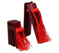 LOLIPPYY 2pcs Bamboo Allegro Clapper Chinese Kuaiban Traditional Percussion Instruments for Safe Musical Tools for Public Speaking and Performance Beginners