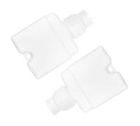 LOLIPPYY 2pcs Breast Bottle Milk Supplementary Feeding Vessel Chestfeeding Bottle Supplementary Nursing Supplementing Nutrition Assist Feeding White Plastic