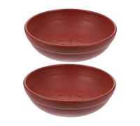 LOLIPPYY 2Pcs Breathable Plastic Pigeon Nests Multi-function Quail Nesting Bowls Reusable Bird Breeding Supply Suitable for Pigeons Doves Hummingbirds