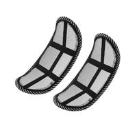 LOLIPPYY 2pcs Breathable Summer Car Headrest Pillow for Front Seat Neck Support Comfortable Mesh Cushion for Driving and Sleeping with Stylish Interior Design