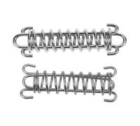 LOLIPPYY 2pcs Bungee Dog Leash with Explosionproof Shock Absorber Spring Stainless Steel Heavy Duty for Medium Large Dogs Outdoor Training and Walking Rope Tensioner for Secure Control