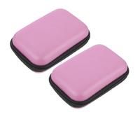 LOLIPPYY 2pcs Cable Storage Bag for Digital Accessories Portable USB Charger Carrying Case with Premium Zipper Mesh Pockets Lightweight Electronics Organizer for Earphones Data Cables