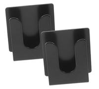 LOLIPPYY 2pcs Car Radio Microphone Holders Compact Lightweight Mic Hangers Clips for Easy Installation Durable Design Compatible with Microphones for Automotive Use