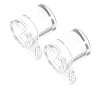 LOLIPPYY 2pcs Clear Acrylic Ant Water Feeder Bowls Large Capacity Multi-functional Pet Feeding Dish for Ants Reptiles and Small Animals Safe Hydration Supplies