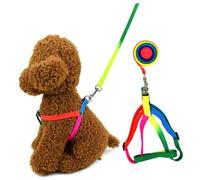 LOLIPPYY 2pcs Colorful Nylon Puppy Leash Dog Pulling Rope for Small Pets Practical Outdoor Traction Strap Lightweight Pet Supplies for Comfortable Walking