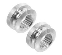 LOLIPPYY 2pcs Copper Pickup Tail Pin Caps Thread Acoustic Guitar Endpin Jack Strap Buttons Replacement for Electric and Acoustic Guitars Easy to Install