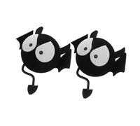 LOLIPPYY 2pcs Cute Cartoon Devil Car Roof Antenna Toppers Bat Design Vehicle Exterior Decoration for Halloween and Holiday, Lovely Car Antenna Accessories for Suvs and Trucks