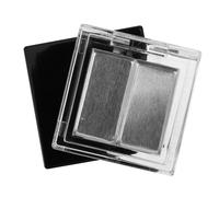 LOLIPPYY 2pcs DIY Empty Makeup Palette with Dual Color Lipstick Box and Eyeshadow Pans Blush Highlighter Container for Custom Cosmetic Mixing and Use