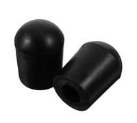 LOLIPPYY 2pcs Double Bass Endpin Rubber Stoppers Non- Caps for Floor Lightweight and Portable Endpin Tips Black Rubber Design for Musicians The Go