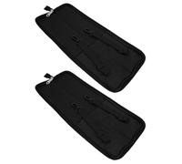 LOLIPPYY 2pcs Drumstick Bag Thickened Oxford Cloth Mallet Storage Case with Padding for Percussionists Portable Drum Stick Holder for Up to Sticks Protective Carrying Pouch for Practice and