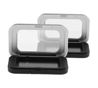 LOLIPPYY 2pcs Empty Eyeshadow Palette Magnetic Storage Box for Makeup Portable Magnetic Cosmetic Palette Organizer