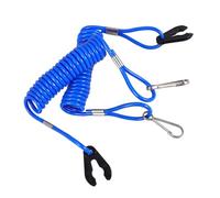 LOLIPPYY 2pcs Engine Lanyard Emergency Stop Safety Cord Harness for Boats Outboard Kill Switch Easy Installation Blue