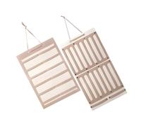 LOLIPPYY 2pcs Hair Accessories Storage Hanging Bag for Hair Clips Bows Headbands for Bathroom Bedroom Wall Hanging Organizer Rack