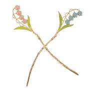 LOLIPPYY 2pcs Hair Chopsticks Vintage Hairpin for Women Wedding Bridal Hair Accessories for Space Buns and