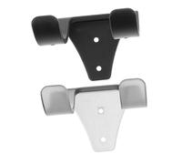 LOLIPPYY 2pcs Hair Dryer Holder Wall Mount Dual Fork Antislip Stand Hair Care Tool Organizer Minimalist Bathroom Styling Rack Space Saving Support for Secure Storage