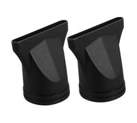 LOLIPPYY 2pcs Hair Dryer Nozzle Diffuser Hairdressing Accessories Black Plastic