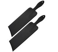 LOLIPPYY 2pcs Hairdressing Board for Highlight Comb Face Mask Professional Plastic Hair Coloring Tool for Bangs Mask and Large Wide Board Use in Hairdressing Styling