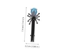 LOLIPPYY 2pcs Halloween Spider Hair Clips Alloy Duckbill Hair Pins Gothic Barrette for Cosplay Dance Party and Daily Wear