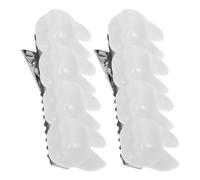 LOLIPPYY 2pcs Halloween Tooth Fairy Hair Clip DIY Kit for Women Lightweight Plastic and Metal Miniature Teeth Hairpin Making Supplies Hair Accessories for Halloween Party