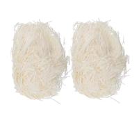 LOLIPPYY 2pcs Hamster Bedding Paper Shavings Cushioning Material Pet Paper Scraps Beige 100g Pack Small Soft Padding Supplies for Hamster Nest Accessories