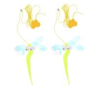 LOLIPPYY 2Pcs Hanging Cat Swing Indoor Interactive Teasing Playthings for Stress Relief and Exercise Felt Material Kitten Catching Pet