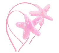 LOLIPPYY 2pcs Headband for Boys and Girls Sequin Sea Star Headband Glitter for Little Girl Hair Accessories for Party
