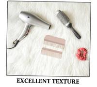 LOLIPPYY 2pcs Heat Resistant Carbon Fiber Hair Styling Comb Attachment Flat Press Comb for Straightening Protective Clip Tool for All Hair Types Salon and Home Use
