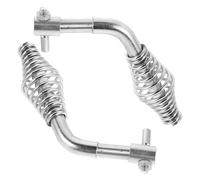 LOLIPPYY 2pcs Heat Resistant Wood Stove Door Spring Handles Replacement for Fireplace, Wood Burning Stove, BBQ Grills, Smokers and Furnace Doors