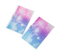 LOLIPPYY 2Pcs Kalimba Thumb Piano Keyboard Stickers Decal for Beginners Color-coded Scale Labels Remove Teaching Accessory for Learning and Playing