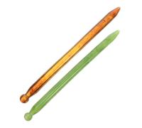 LOLIPPYY 2pcs Manual Acupressure Pens for Deep Tissue Massage and Reflexology Therapy Precision Trigger Point Tool for Eye Face Full Body Relaxation and Acupuncture Point Stimulation Green