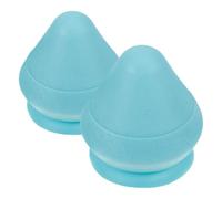 LOLIPPYY 2pcs Manual Cone-Shaped Massage Balls for Deep Tissue Therapy Handheld Back Neck Shoulder Foot Massager with Suction Trigger Point Design Portable for Home Office Travel