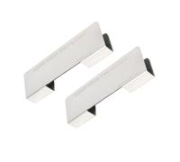 LOLIPPYY 2pcs Metal Drum Hoop Protectors Wood Bass Drum Guard for Practice Recording and Live Performance Fit Clamp to Prevent Deformation and Wear