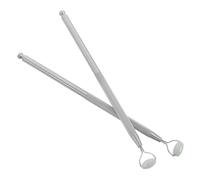 LOLIPPYY 2pcs Natural Jade Eye Massager Cooling Facial Roller for Skin Care Neck Face Lifting and Face Shaping Massager Portable Aging Beauty Tool for Daily Use